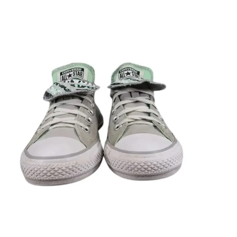 Converse Shoes Womens 8 Sneakers Chuck Taylor All Star Double Tongue Canvas Grey